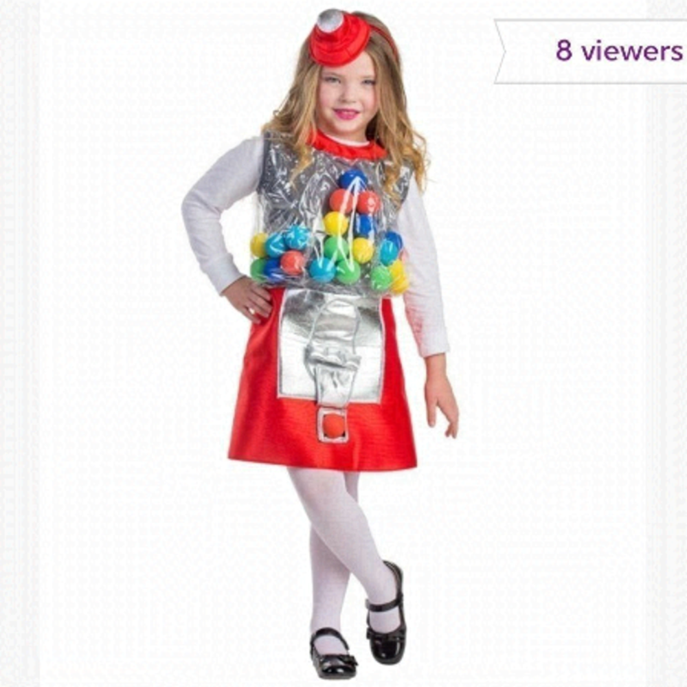 𝅺NWT Gumball Machine Costume Dress Up Halloween